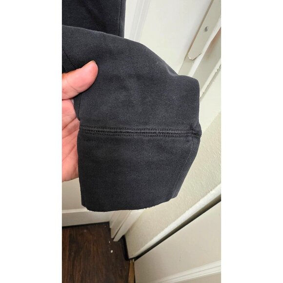 Abercrombie & Fitch Men's S Black Jogger Sweatpants Drawstring Waist & Embroider - Picture 4 of 7